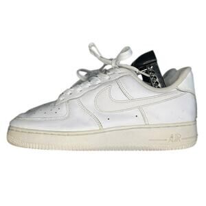 Womens Nike Air Force 1 Low '07 DD8959-100 Leather Athletic Shoes Size 8.5 White